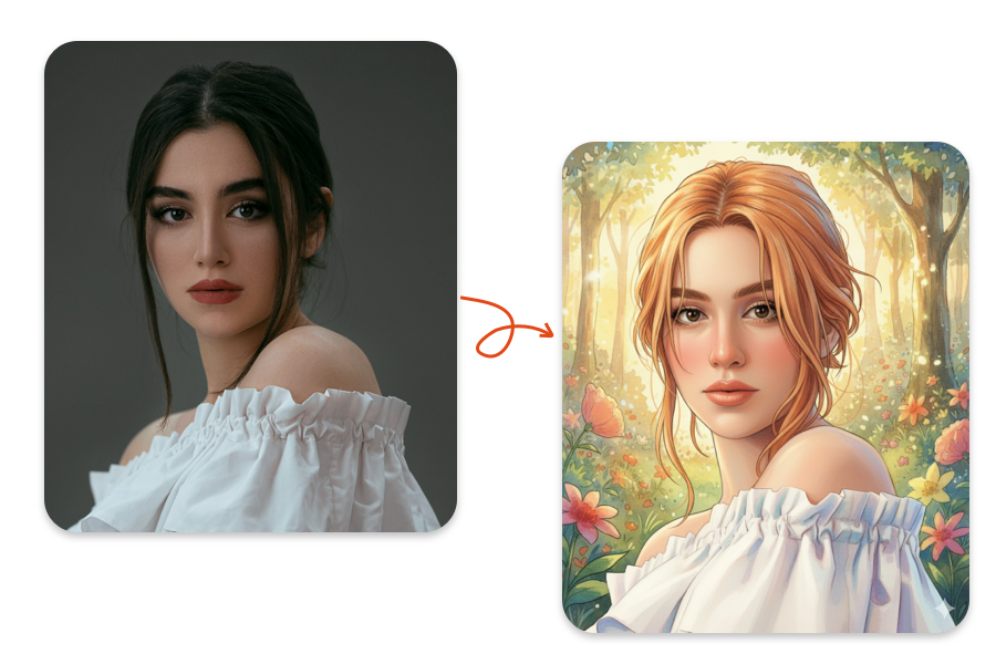 CreateAnime-Style AI Girl by ai girl generator